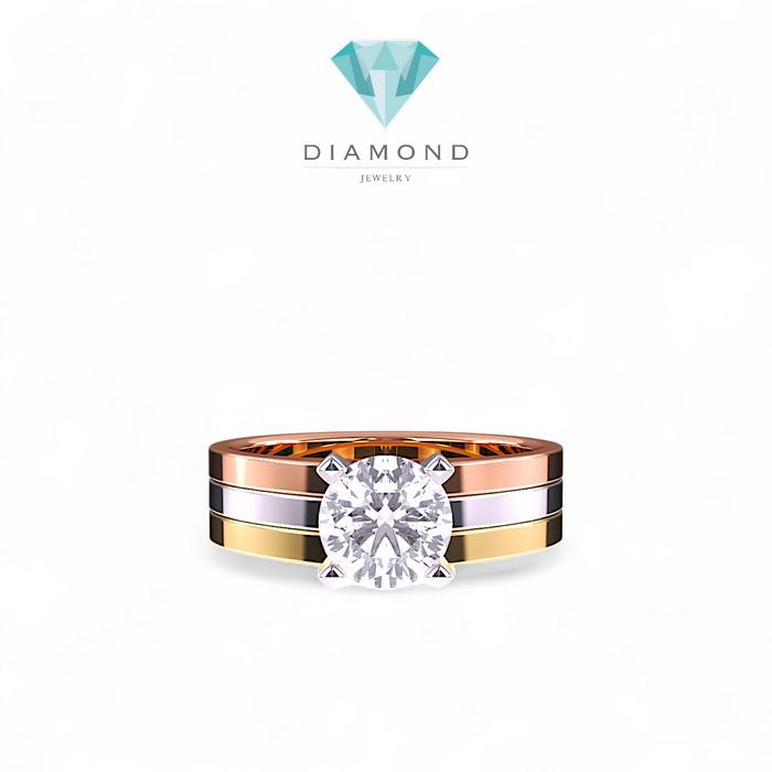 Rangka Vendome CRT tri color Ring 18K / Diamond Jewelry