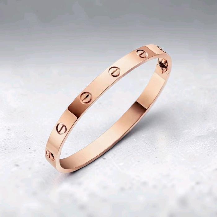 Love Bracelet Rose Gold 18K / Gelang Love Rose Gold 18K / Diamond Jewelry / RB1686