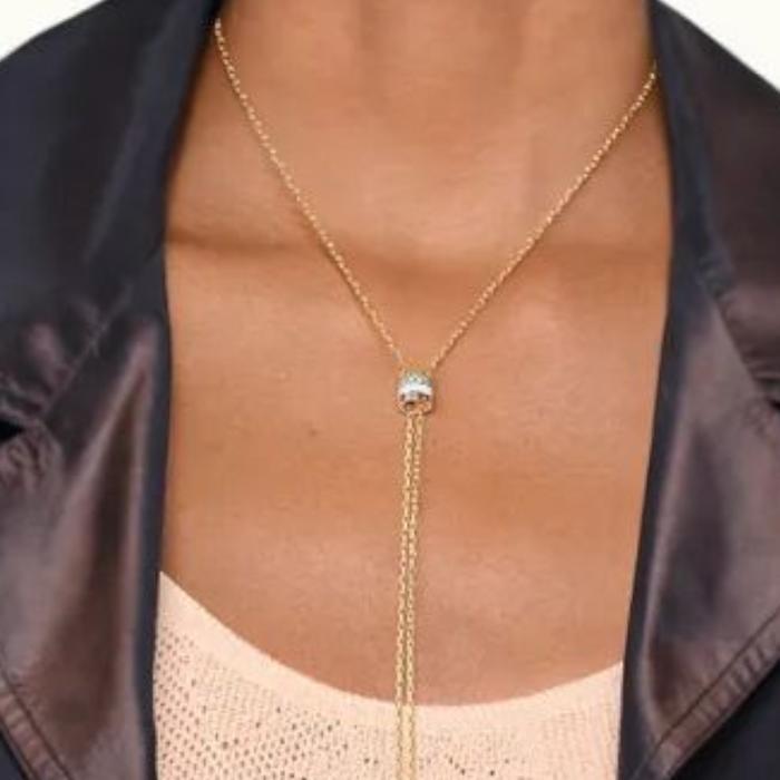 Quarte White Necklace 18K / Diamond Jewelry