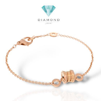 Gold zero bracelet 18k bv/gelang emas zero 18k -Diamond Jewelry