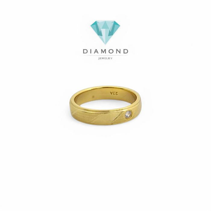 Cincin Mas 1Mata 23K-Diamond Jewelry