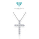 Diamond cross 18 K white gold Diamond Jewelry
