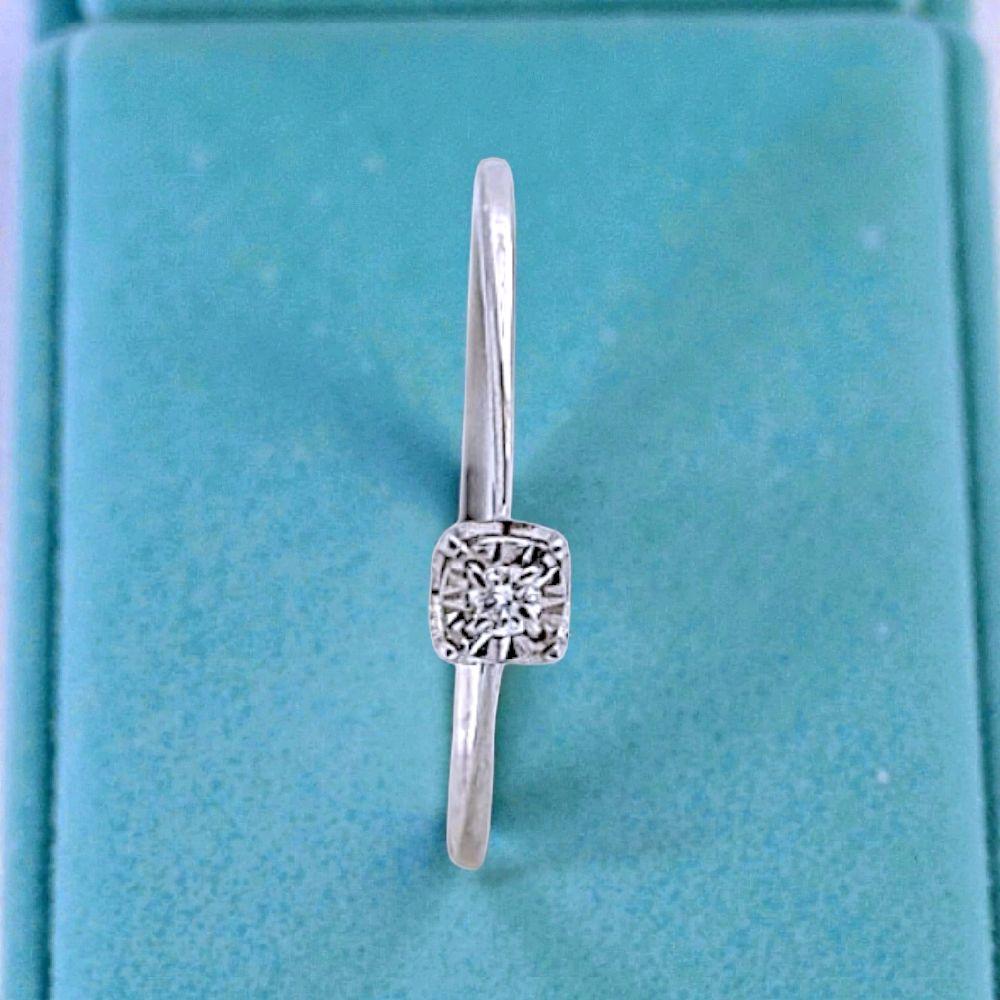 Solitaire Diamond Ring 18K / Cincin Diamond Solitaire 18K / Diamond Jewelry / 382CB170LS