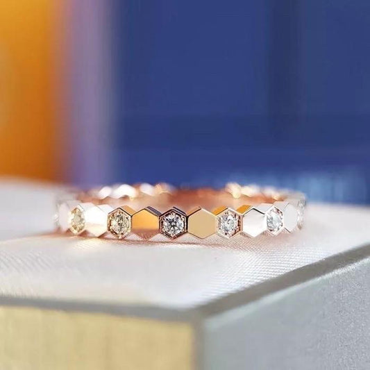 Bee love diamond ring 18 -Diamond Jewelry