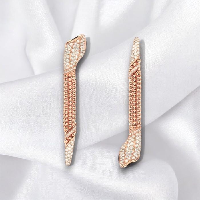 Snake Ulo Earring/Anting Berlian Model Ular Diamond Jewelry-378ABDDM11424LS-HT