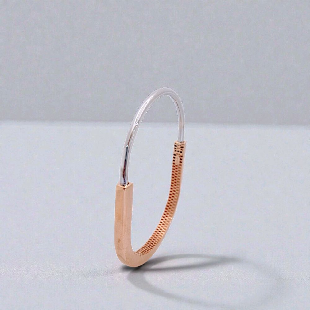 Lock Bangle Rose Gold 17K / Gelang Gembok Rose Gold 17K / Diamond Jewelry / 470GMS730LS