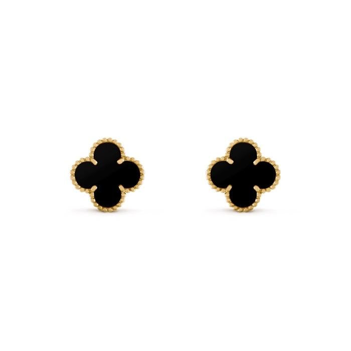 Sweet alhambra vc earing-necklace onyx Diamond Jewelry