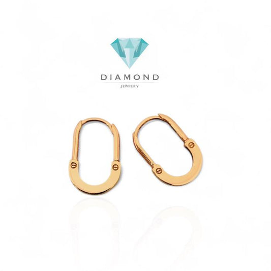 Anting Emas lock 750K-Diamond Jewelry