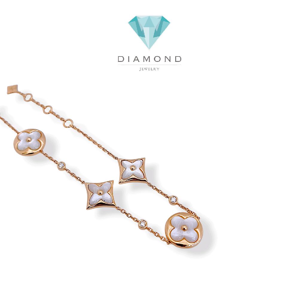 Blossom Flower Diamond Bracelet 18K / Gelang Berlian Bunga Blossom 18K / Diamond Jewelry - 170GBD89100AB