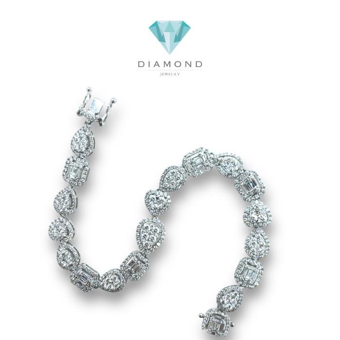 Gelang berlian fancy tennis diamond/ Diamond bracelet fanct tennis-Diamond jewelry