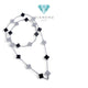 Magic Clover Diamond Onyx Necklace 18K / Kalung Berlian Onyx Clover Magic 18K / Diamond Jewelry 119KBD820000AB HT