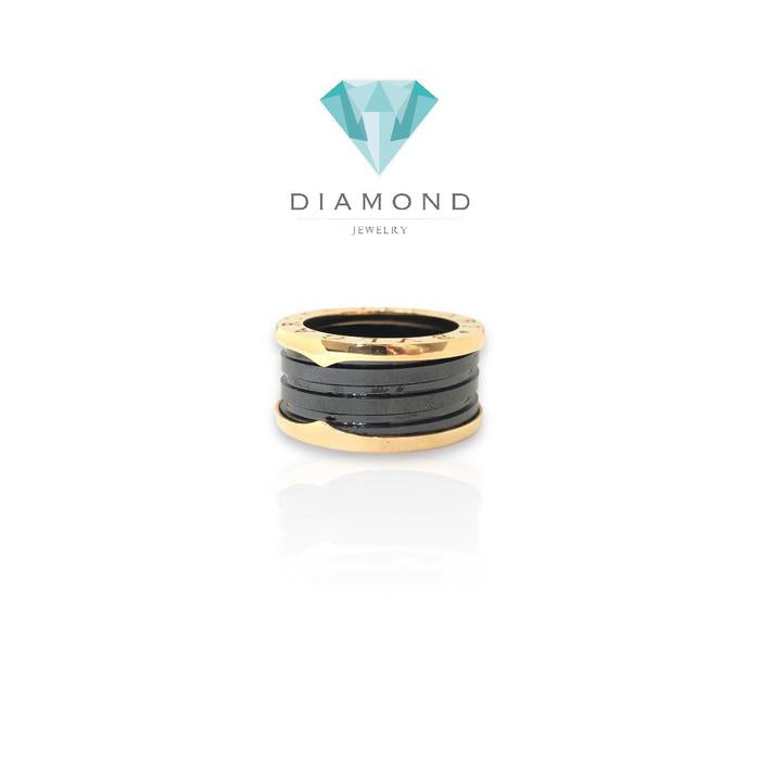 Black onyx zero ring 18k Diamond Jewelry
