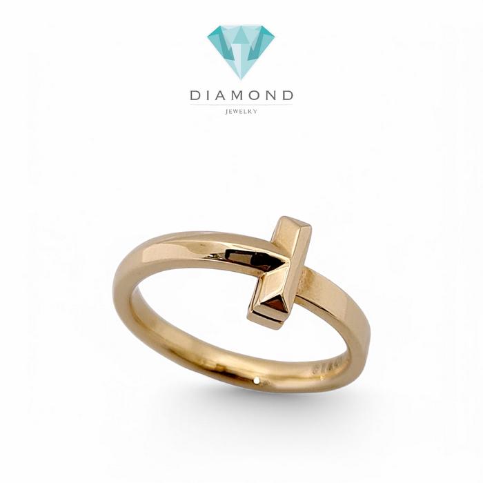 T1 Ring Couple Gold 18K/Cincin Emas T1 Couple / Diamond Jewelry-375CBD873RY/374CBD463RY-HT