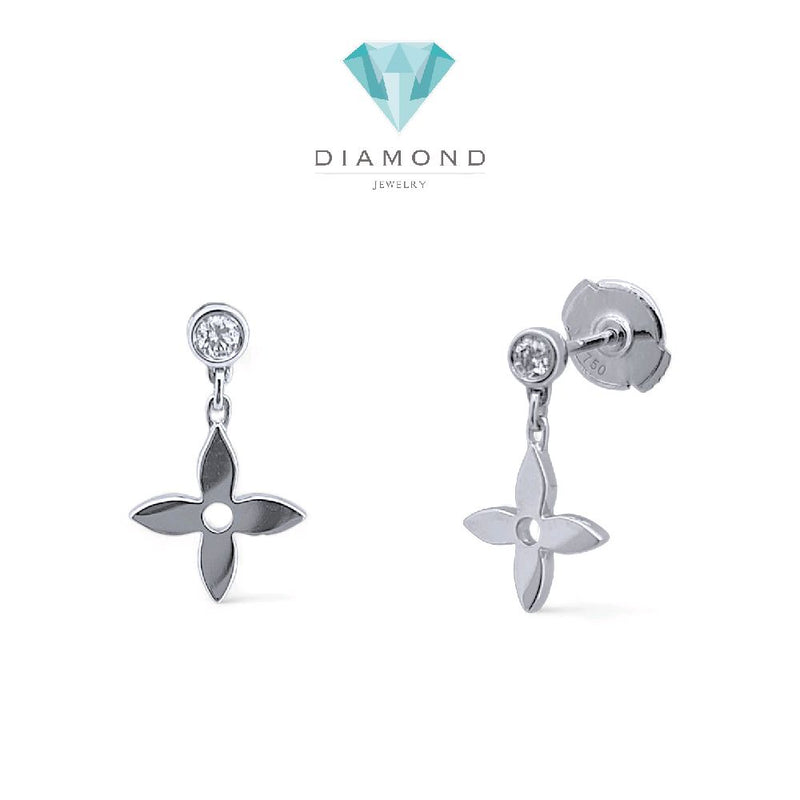 Ldylle Blossom Diamond Earring 18K / Anting Berlian Ldylle Blossom 18K / Diamond Jewelry 395ABD4000RY-HT