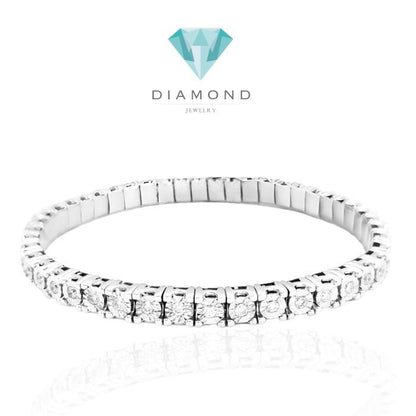 Tennis diamond Strechable 18k-Diamond Jewelry