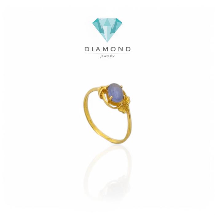 Cincin Emas Batu 23K-Diamond Jewelry-139CMSWP2-HT