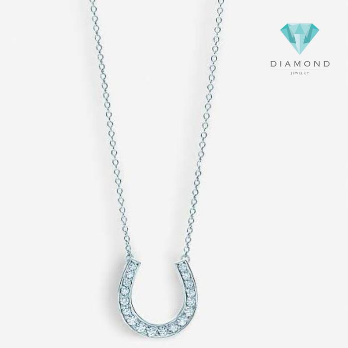 Diamond Horseshoe Necklace Tif Diamond Jewelry