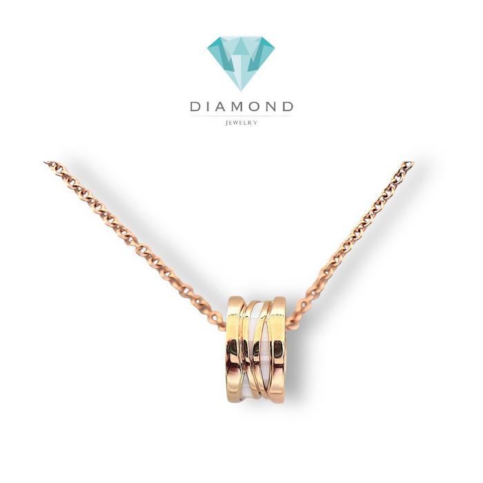 B.Zero Necklace / Kalung B.Zero 18K / Diamond Jewelry 351KBD1225RY HT