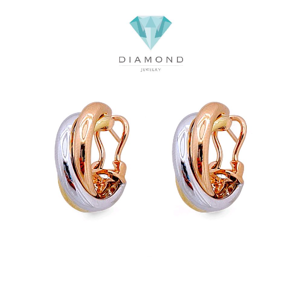 Trinity Large Earring 18K / Anting Trinity Besar 18K / Diamond Jewelry 396ABD970RY-HT