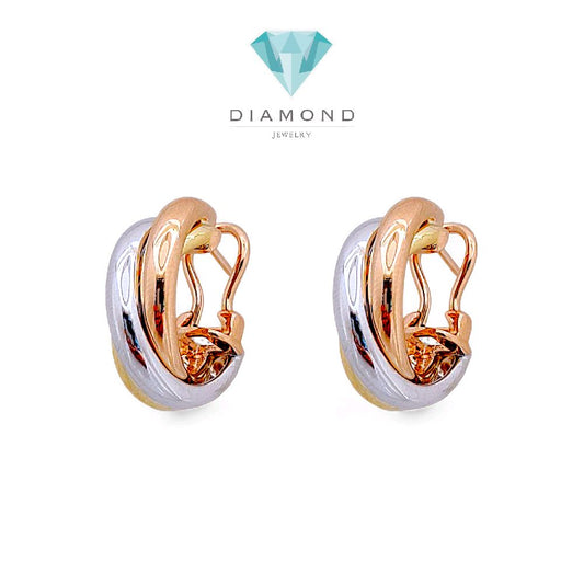Trinity Large Earring 18K / Anting Trinity Besar 18K / Diamond Jewelry 396ABD970RY-HT