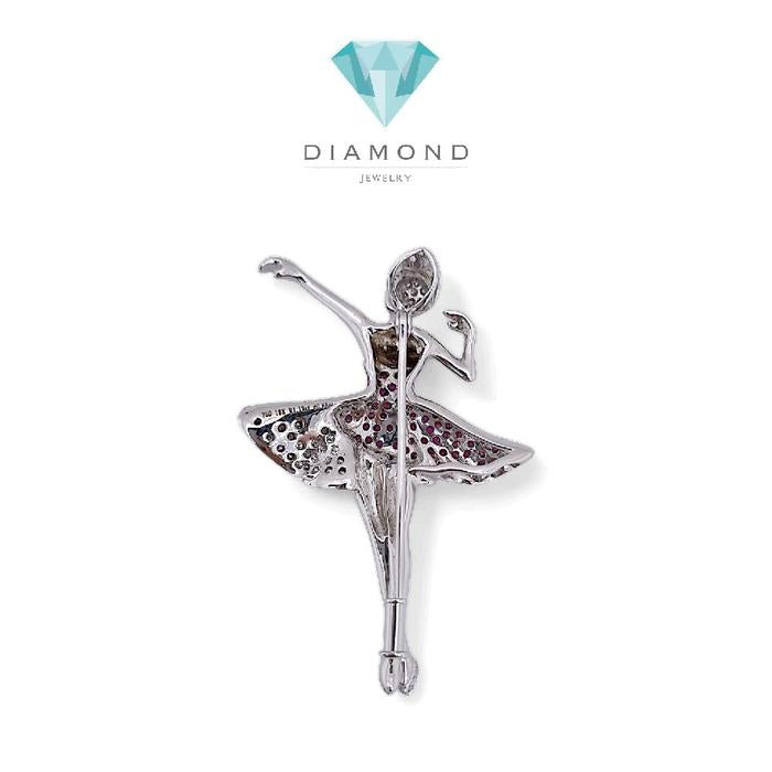 Ballerina Diamond Bros 18K / Diamond Jewelry-30BLKV2005WP-HT
