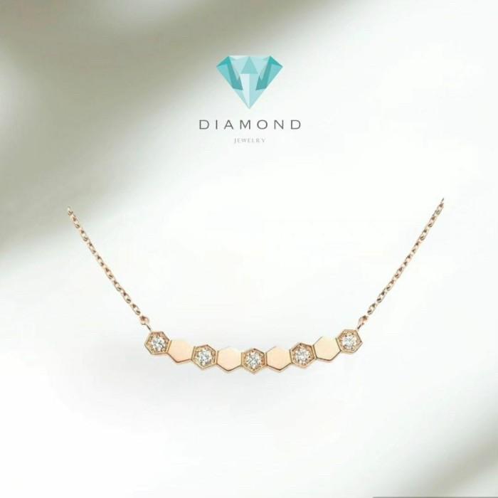 Bee love CHM necklace diamond 18k-Diamond Jeweley