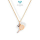 Gold Tennis Racket Pendant 17K / liontin Emas Raket Tennis 17K / Diamond Jewelry / 279LMS142LS