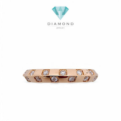 Le Damier Diamond  Ring 18K /cincin berlian damier lv 18k / Diamond Jewelry