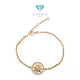 Star Lucky MOP Diamond Bracelet 18K / Diamond Jewelry-381GBD258RY-HT