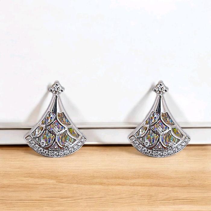 Diva's Diamond Rainbow Sparkle Earring 18K / Diamond Jewelry