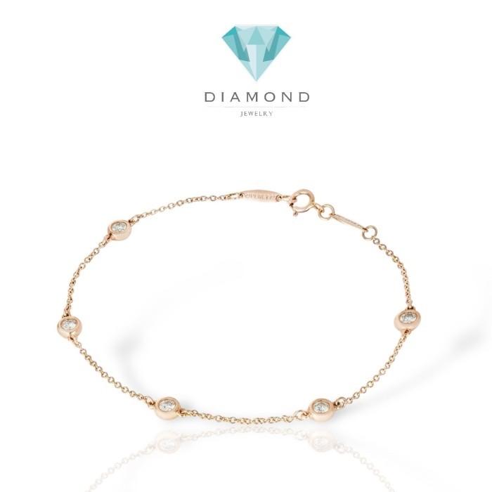 Gelang Diamond Solitaire 18k Stacking Medium/Small-Diamond Jewelry-6GBDAB59000LS-HT