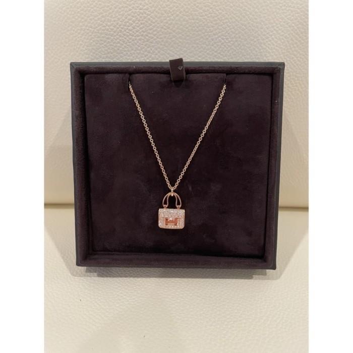 Pendant H diamond constance amullete diamond 18K Diamond Jewelry-Gold Fashion