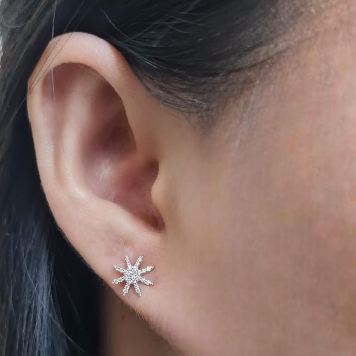 Star Diamond Earrings / Diamond Jewelry