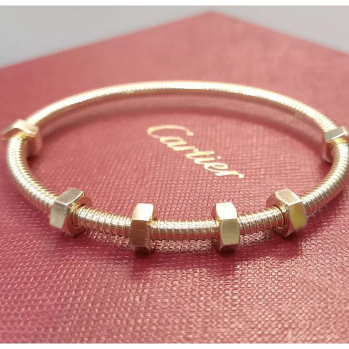 Ecreu de Cartier bracelet gold 18K original Diamond Jewelry