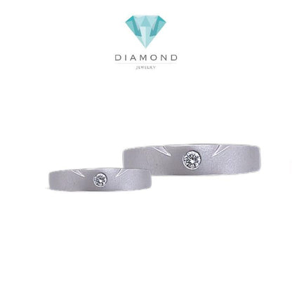 Wedding Diamond Ring Dove 18K / Cincin Nikah Berlian Dove 18K / Diamond Jewelry 63CBNKH4902WPLS - 64CBNKH4408WPLS