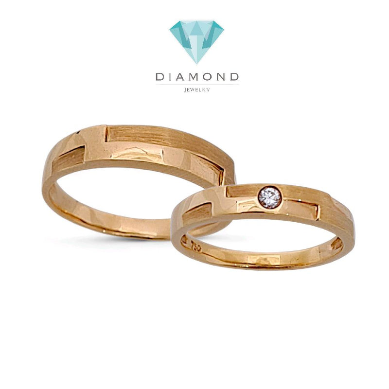 Wedding Diamond Ring 18K / Cincin Kawin Berlian 18K /Diamond Jewelry 49CBGT3800WPLS - 50CBGT3686WPLS