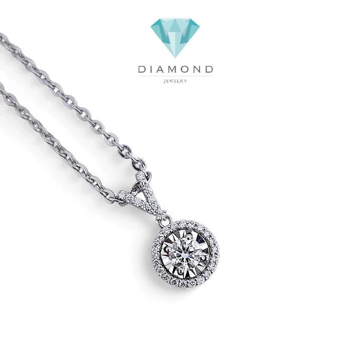 Pendant Hello Diamond 18K / Liontin Berlian Hello 18K / Diamond Jewelry 396LB800LS-HT