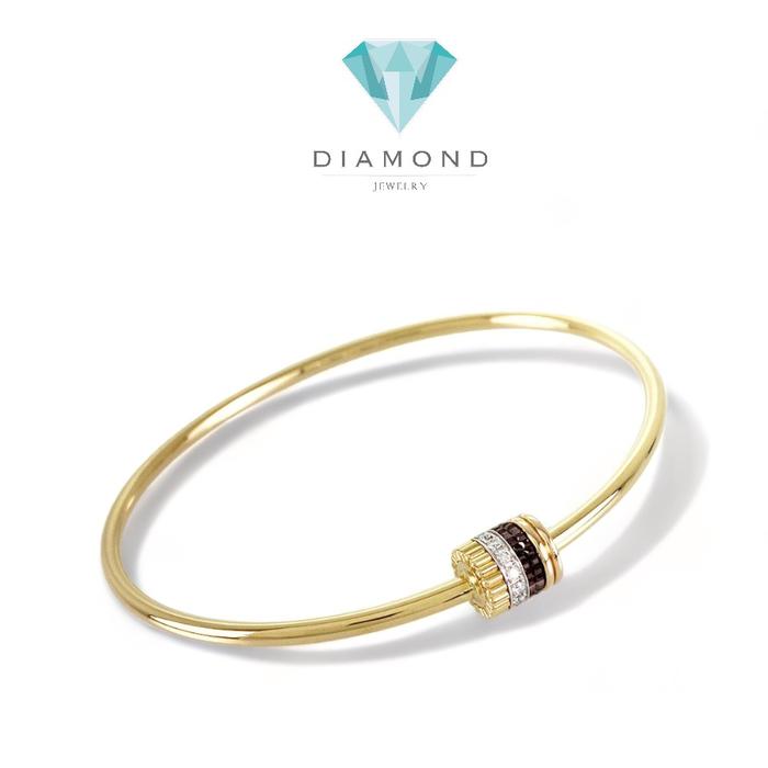 Quatre classic diamond 18k bangle bouch-Diamond Jeweley