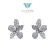 Leaf Clover Diamond Earring 18K / Anting Berlian Daun 18K / Diamond Jewelry 393AB47800GTLS-HT