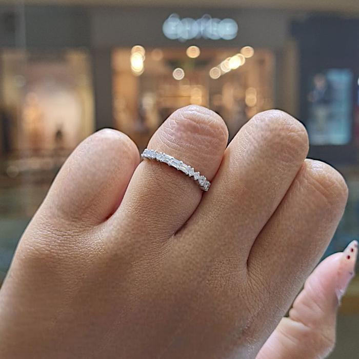 Diamond Baguette Ring 18K / Diamond Jewelry