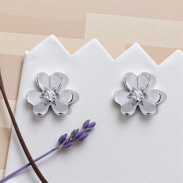 Frivole Diamond White Gold Earring 18K / Anting Berlian Frivole 18K / Diamond Jewelry 398ABDAB40800LS-HT