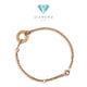 Love Diamond Bracelet 18K / Gelang Berlian Love 18K / Diamond Jewelry 156GBD58100AB - HT