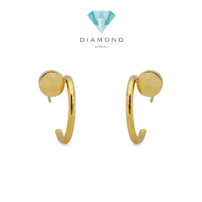 Nail Small Earring 18K / Anting Paku Kecil 18K / Diamond Jewelry 96ABD48500AB-96ABD48500AB-HT