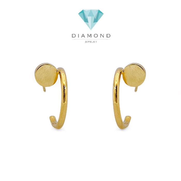 Nail Small Earring 18K / Anting Paku Kecil 18K / Diamond Jewelry 96ABD48500AB-96ABD48500AB-HT