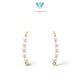 Gold Pearl Earrings 23K / Anting Emas Pearl 23K / Diamond Jewelry / 372AMSWP2