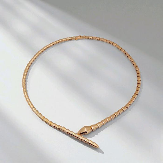 Ulo Serpenti Necklace 18K / Kalung Ulo Serpenti 18K / Diamond Jewelry 408KBD2635RY-HT