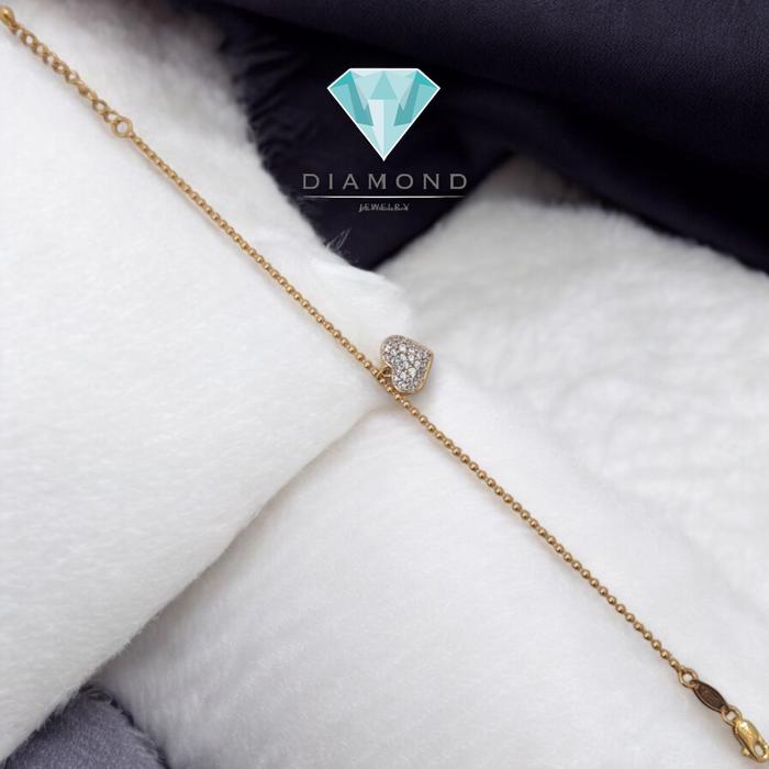Gelang Love Hati Emas 700K-Diamond Jewelry-420GMS261LS-HT