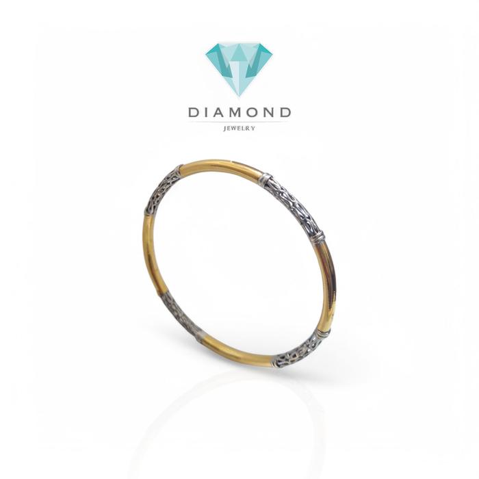 Gelang Mas Keroncon 2 Warna 22K-Diamond Jewelry