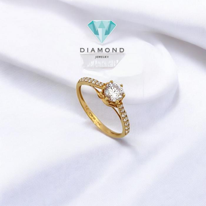 Cincin Mas 750K-Diamond Jewelry