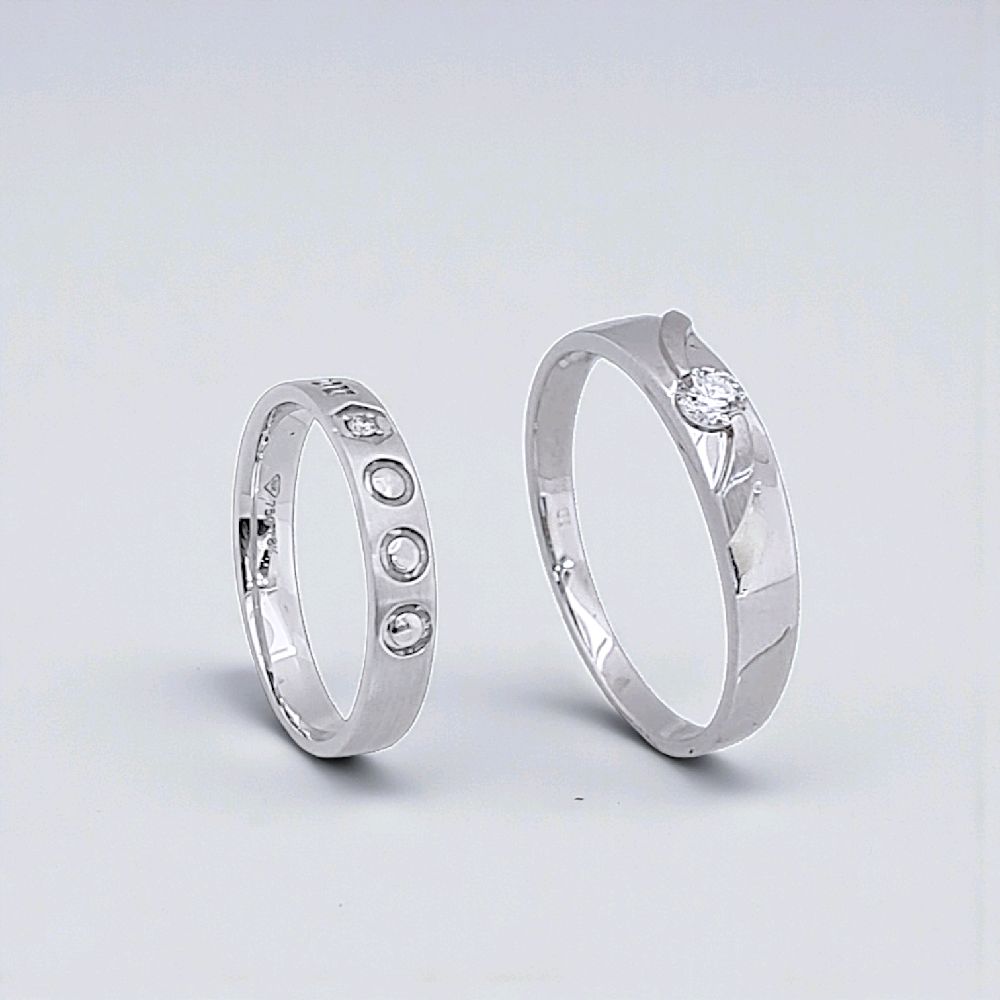Only You Wedding Diamond Ring 18K / Cincin Kawin Berlian Only You 18K / Diamond Jewelry 81CBNKH7106WPLS - 83CBGT250WPLS1
